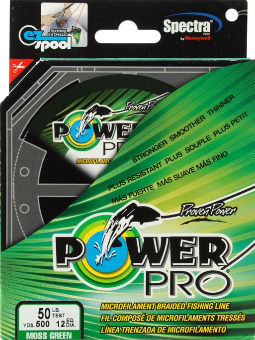 Power Pro 50Lb x500Yd Green PP Braid Line | w/ Free Shipping