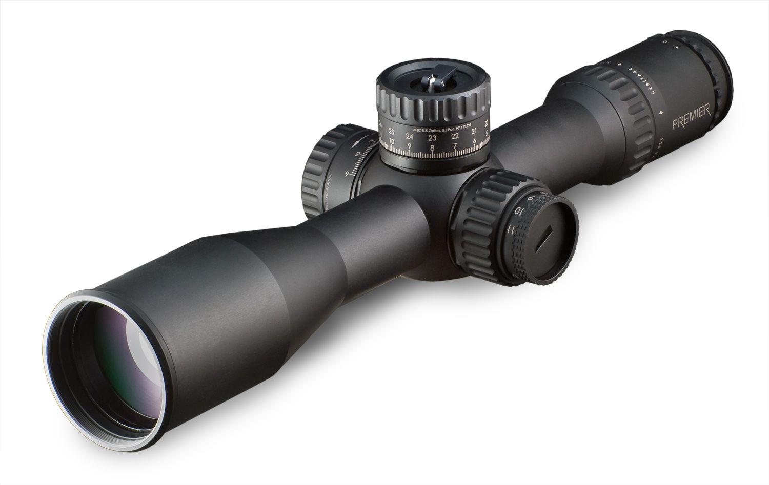 Premier Reticles Heritage 315x50mm Tactical Illuminated Rifle Scope w