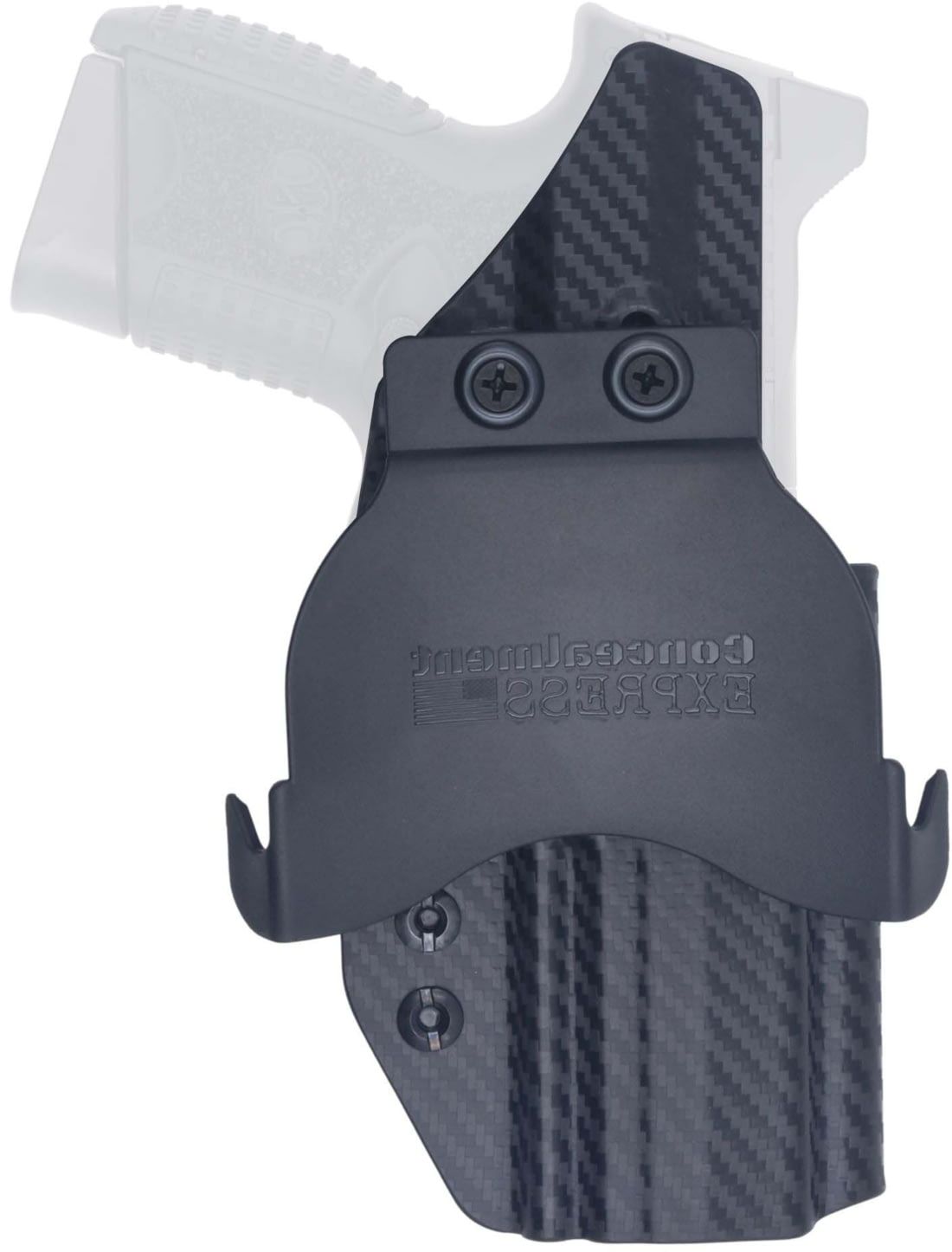 Rounded by Concealment Express OWB Paddle Holster FN 509 CC Edge | Up