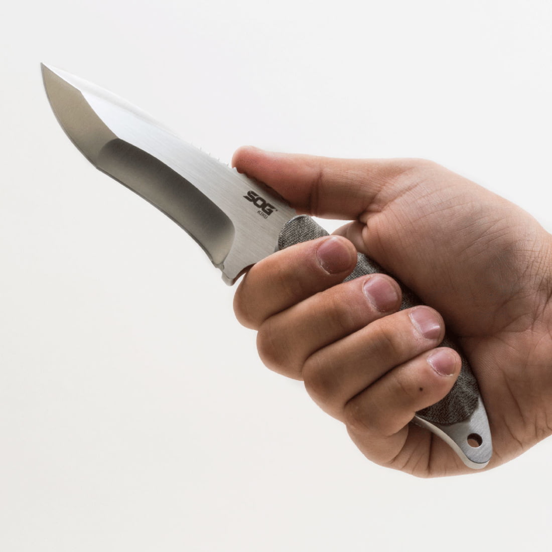 SOG Specialty Knives & Tools Kiku 4 Inch Dual Direction Satin Fixed