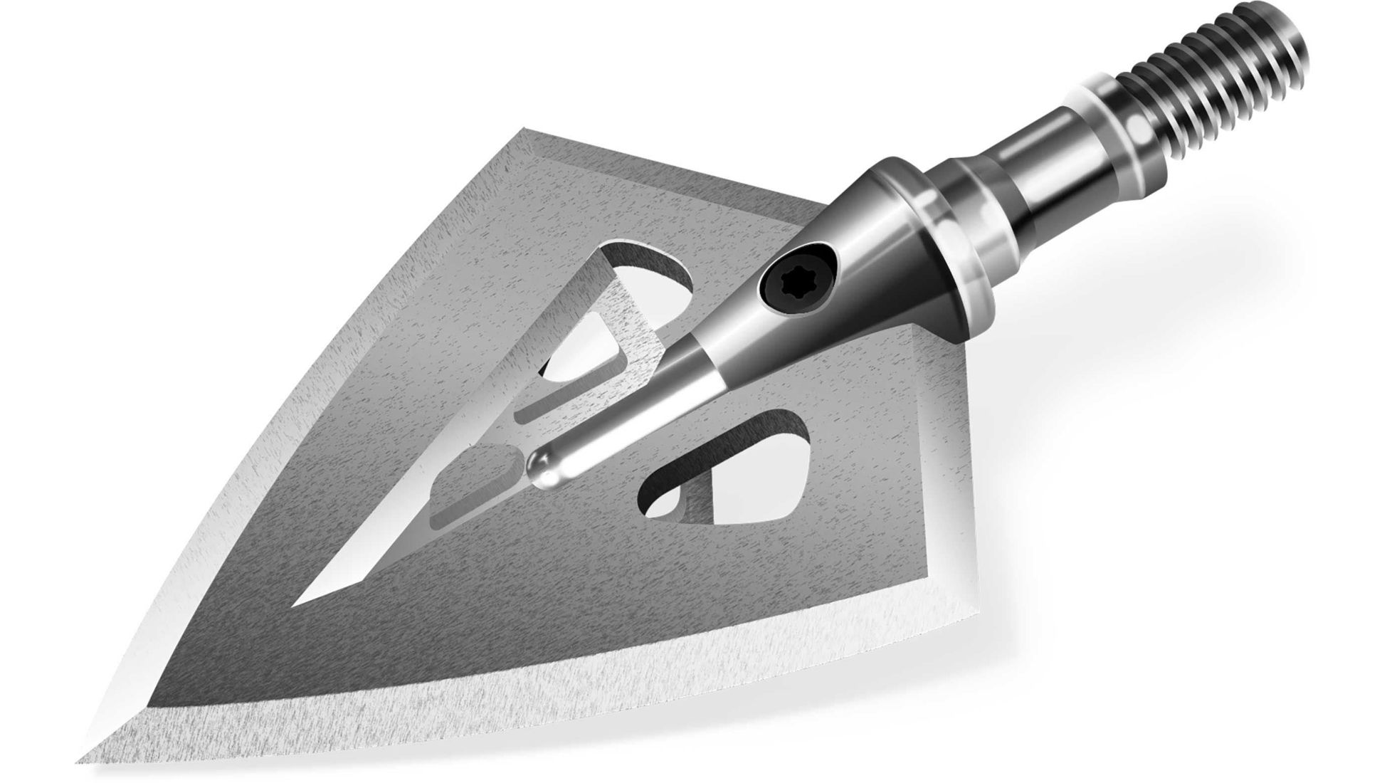 Solid Broadheads Dangerous Game 175 grain Blade Standard, 3 pk Free