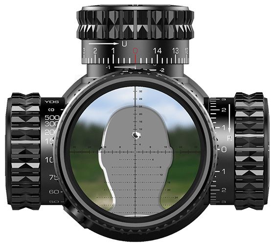 Swampfox Patriot 6-24x50mm Rifle Scope, 30mm Tube, First Focal Plane