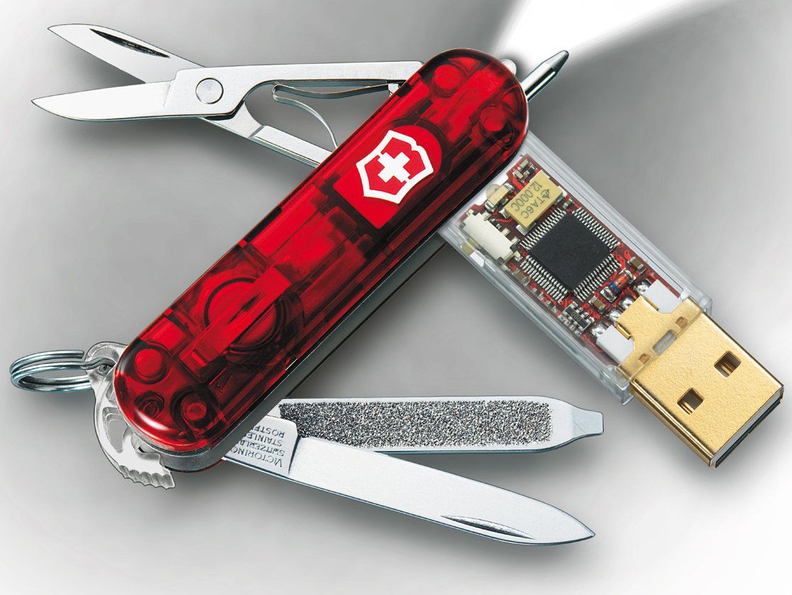 Victorinox USB Victorinox SwissFlash Swiss Army Flash Drive Ruby