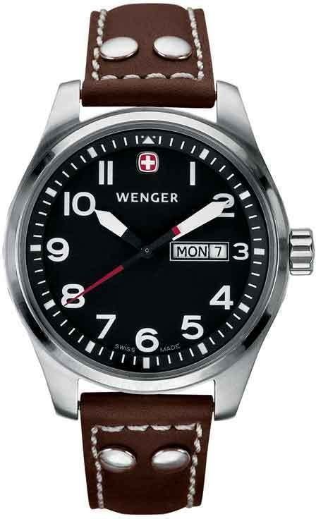 Wenger Aerograph Watches - Men's Water Resistant Stainless Steel Watch | Free Shipping over $49!