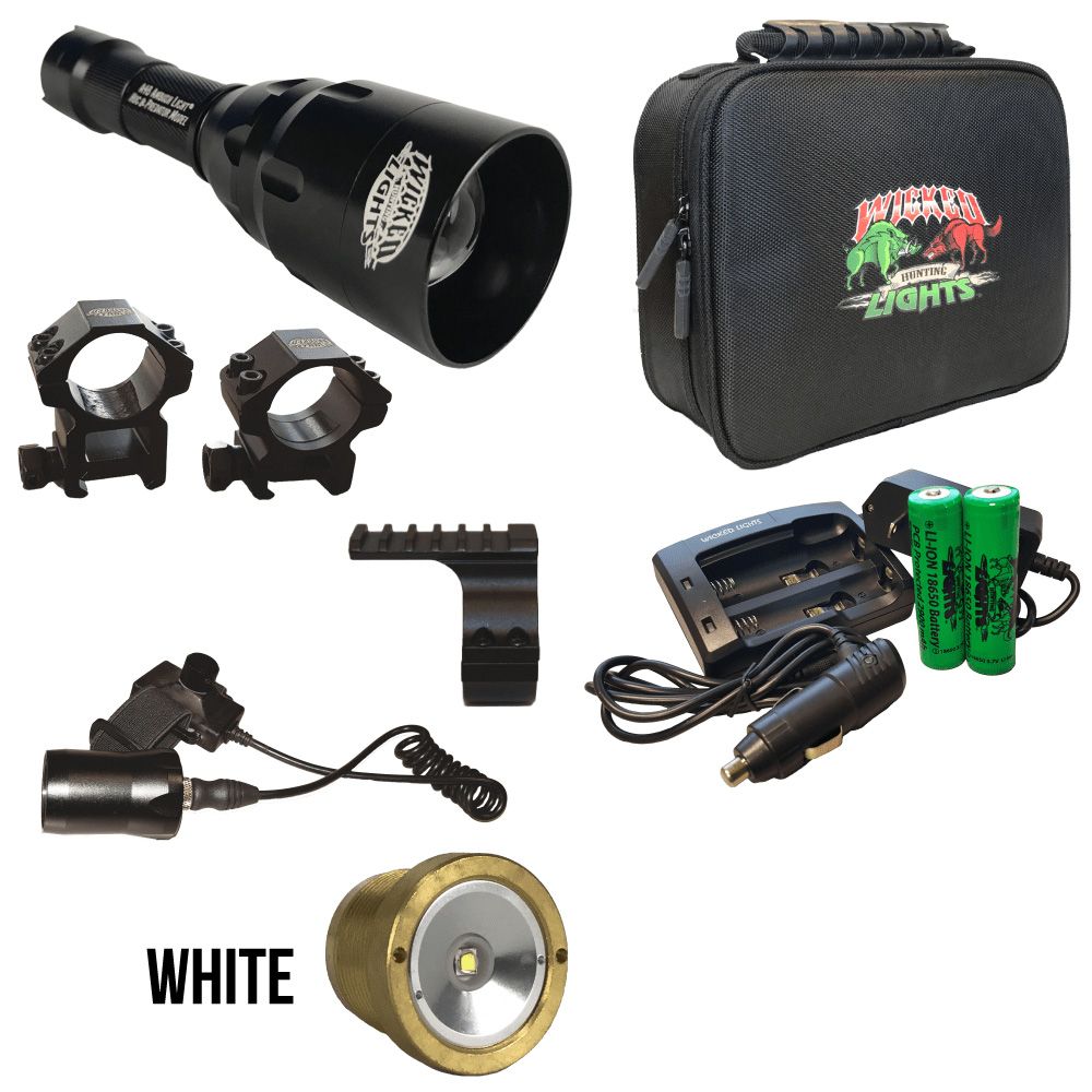 Wicked Hunting Lights A48iC Ambush Night Hunting Light Kit Free