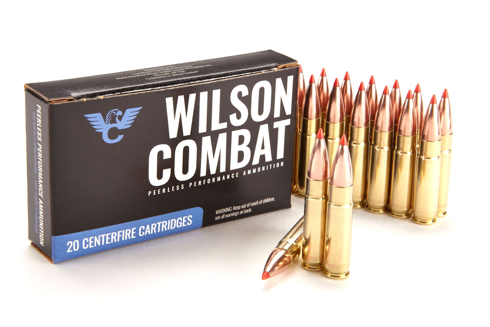 Wilson Combat Hornady VMAX .300 AAC Blackout 110 Grain Brass Cased