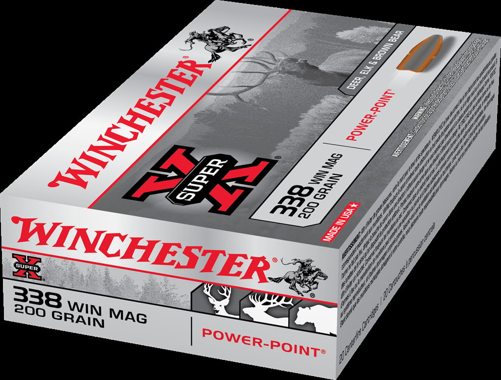 Winchester SUPERX RIFLE .338 Winchester Magnum 200 grain PowerPoint